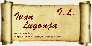 Ivan Lugonja vizit kartica